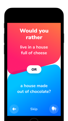 Screenshot O que você prefere app
